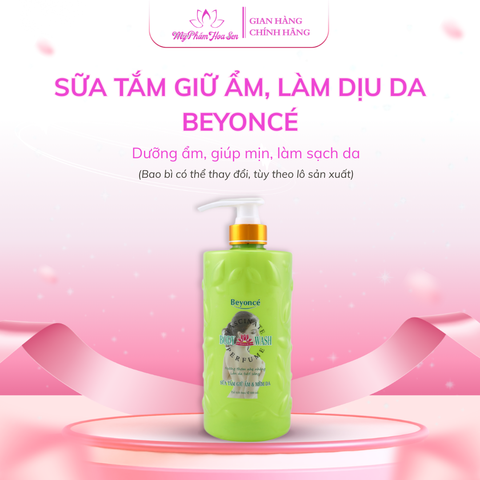Sữa tắm Giữ ẩm, Lành tính, Làm dịu da Beyoncé