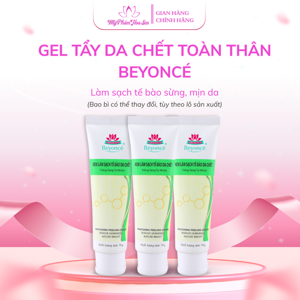 Gel Tẩy tế bào chết, Làm sạch da toàn thân Beyoncé