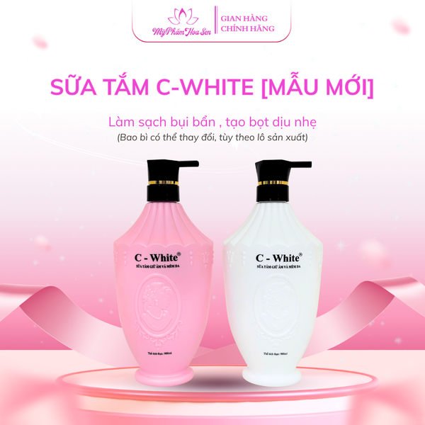 Sữa tắm hương hoa C-White (mẫu mới)