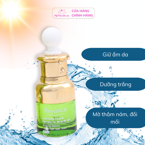[SET QUÀ TẶNG] Bộ đôi Serum dưỡng ẩm mờ nám Beyoncé + 02 nước hoa 10ml Wleza