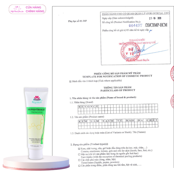 [BEYONCÉ] Gel Tẩy tế bào chết, Làm sạch da toàn thân