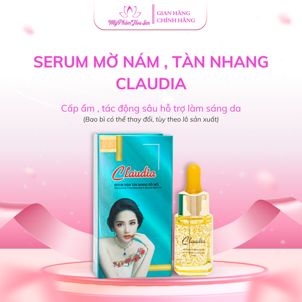 [CLAUDIA] Serum Nám, Tàn nhang, Đồi mồi