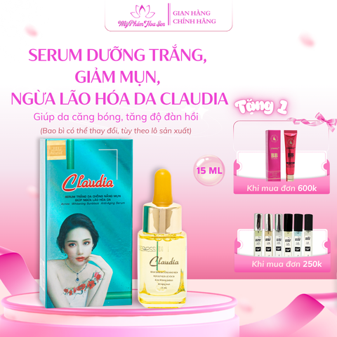 [CLAUDIA] Serum Dưỡng trắng, Ngừa mụn, Ngừa lão hóa da