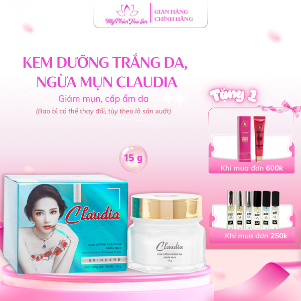 [CLAUDIA] Kem Dưỡng trắng da, Ngừa mụn