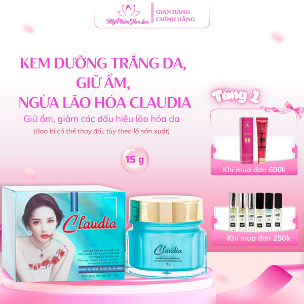 [CLAUDIA] Kem Dưỡng trắng da, Ngừa nám, Giữ ẩm, Ngừa lão hóa da