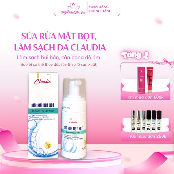 [CLAUDIA] Sữa rửa mặt Đầu chải massage, Tạo bọt, Làm sạch sâu