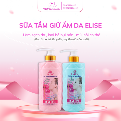 [ELISE] Sữa tắm giữ ẩm, giúp da mềm mịn, săn chắc