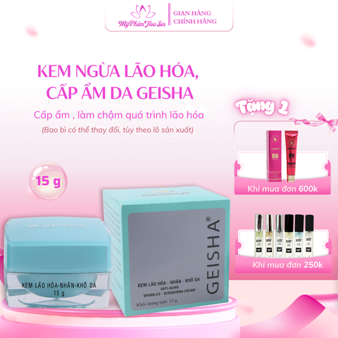 [GEISHA - DÒNG THƯỜNG] Kem Ngừa lão hóa, Chống nhăn da