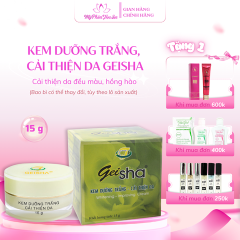 [GEISHA - DÒNG THƯỜNG] Kem Dưỡng trắng, Tái tạo da