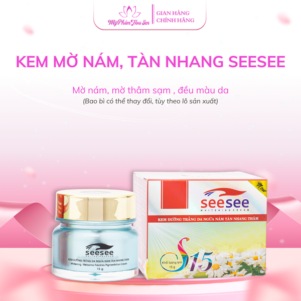 [SEESEE] Kem Dưỡng trắng da, Ngừa nám, Mờ thâm