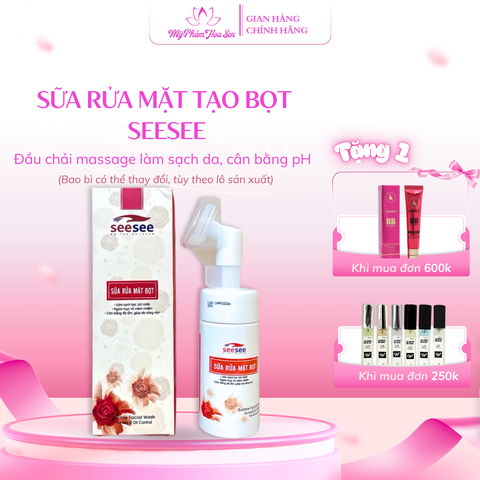 [SEESEE] Sữa rửa mặt Đầu chải massage, Tạo bọt, Hỗ trợ làm sạch chuyên sâu