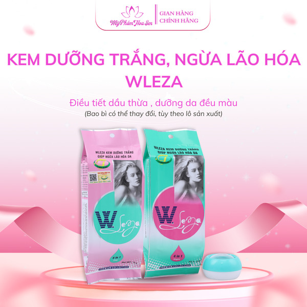 [WLEZA - DÒNG THƯỜNG] Kem Dưỡng trắng, Ngừa lão hóa da