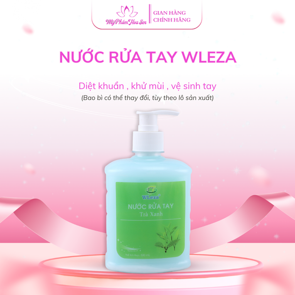 [WLEZA] Nước rửa tay Diệt khuẩn, Khử mùi, Giữ ẩm tay - Nha Đam