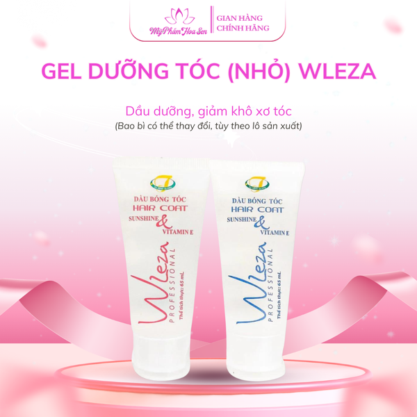 [WLEZA - TUÝP NHỎ] Gel tạo kiểu và giữ nếp tóc, Giúp tóc bóng mượt