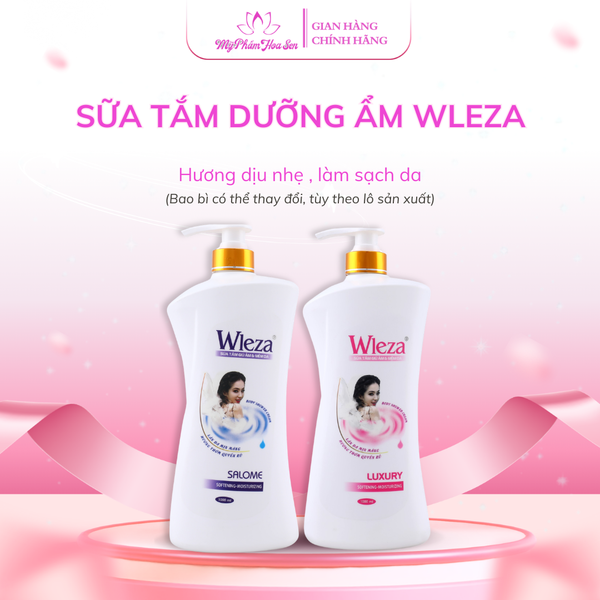 [WLEZA] Sữa tắm Hương hoa, Giữ ẩm, Dưỡng sáng da