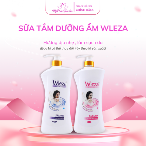 [WLEZA] Sữa tắm Hương hoa, Giữ ẩm, Dưỡng sáng da