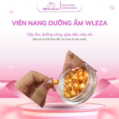[WLEZA] Viên nang tinh chất Giúp dưỡng ẩm, dưỡng sáng da