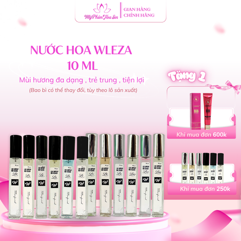 Bộ 2 nước hoa Wleza 10ml – 12 mùi hương đa dạng, phù hợp nhiều phong cách và cá tính