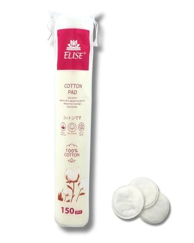 Bông tẩy trang đa năng Elise - 150 miếng/cây