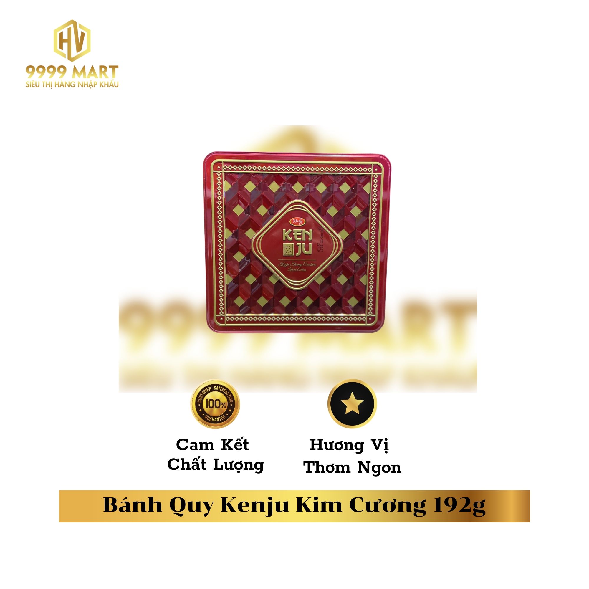  Bánh Quy Kenju Kim Cương 192g 