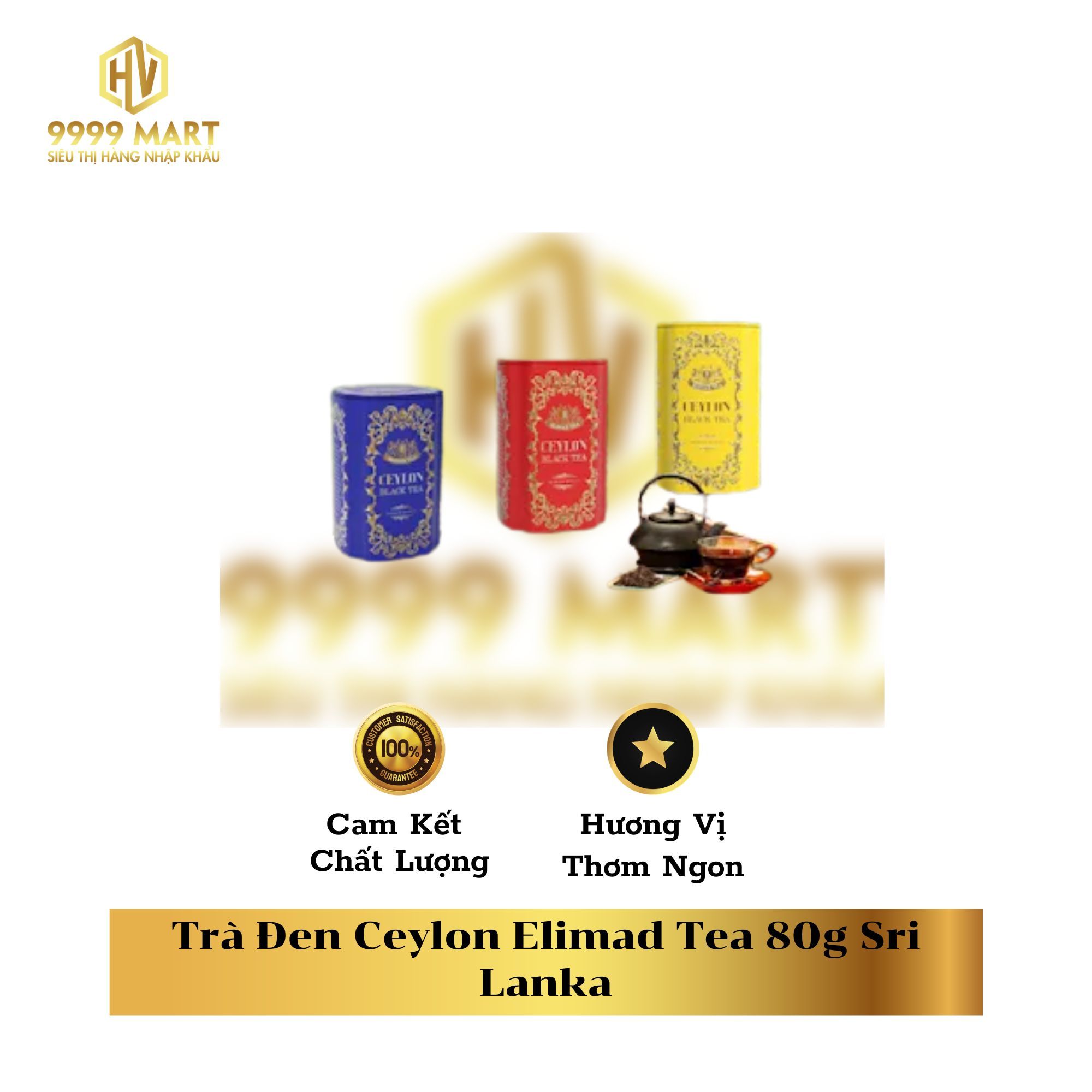  Trà Đen Ceylon Elimad Tea 80g Sri Lanka 
