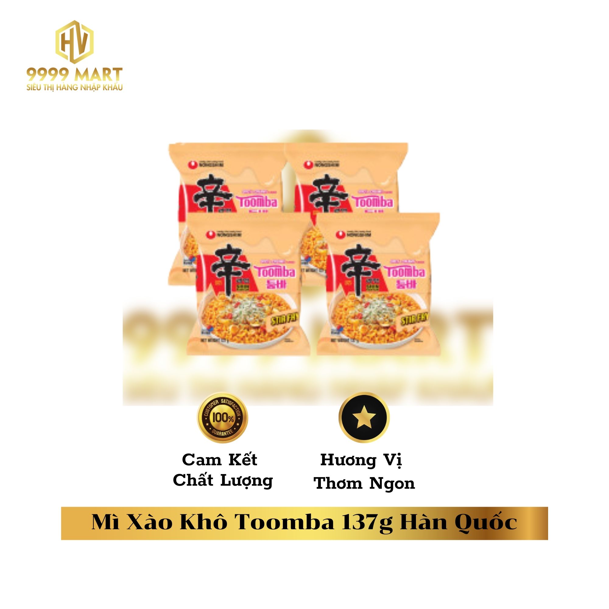  Mì Xào Khô Toomba 137g Hàn Quốc 