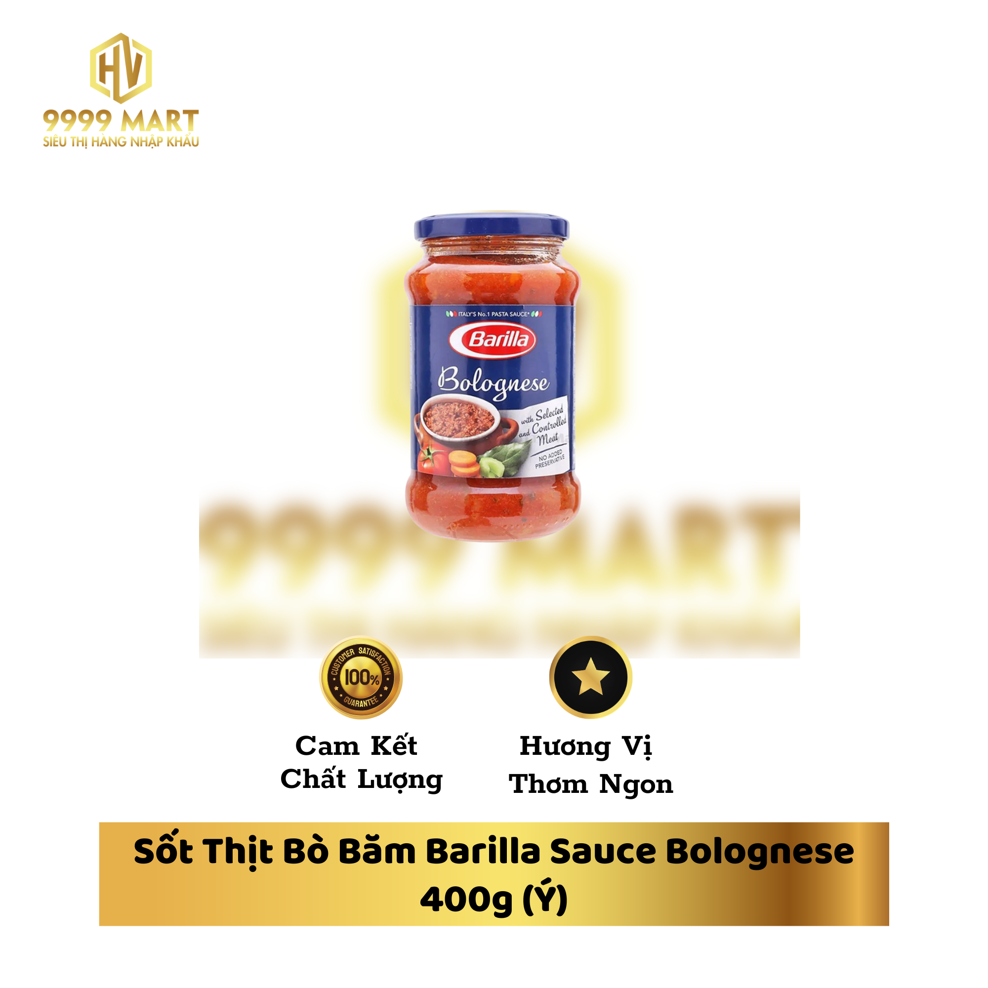  Sốt Mì Ý Vị Thịt Bò Bolognese Hiệu San Remo 500g 