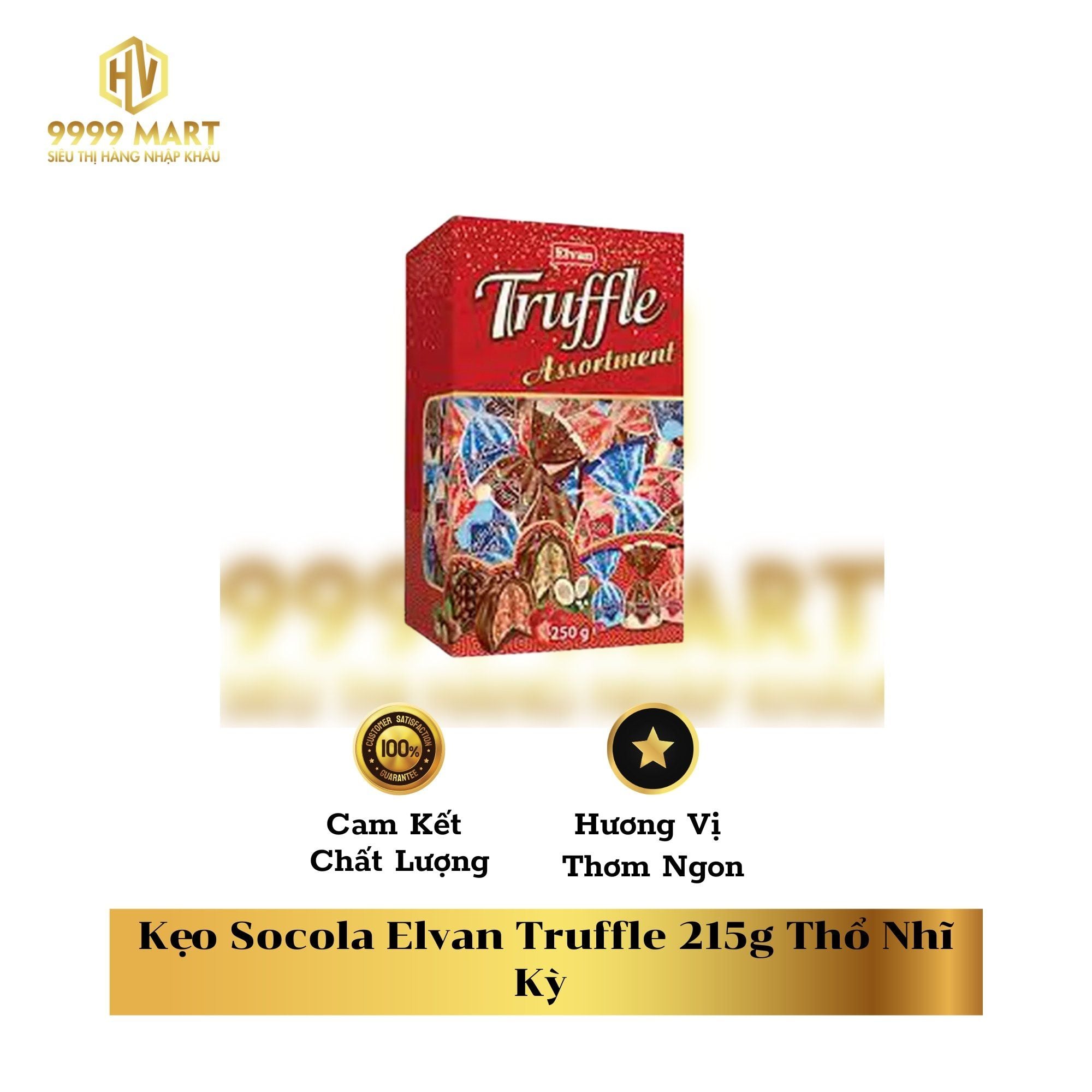  Kẹo Socola Elvan Truffle 215g Thổ Nhĩ Kỳ 
