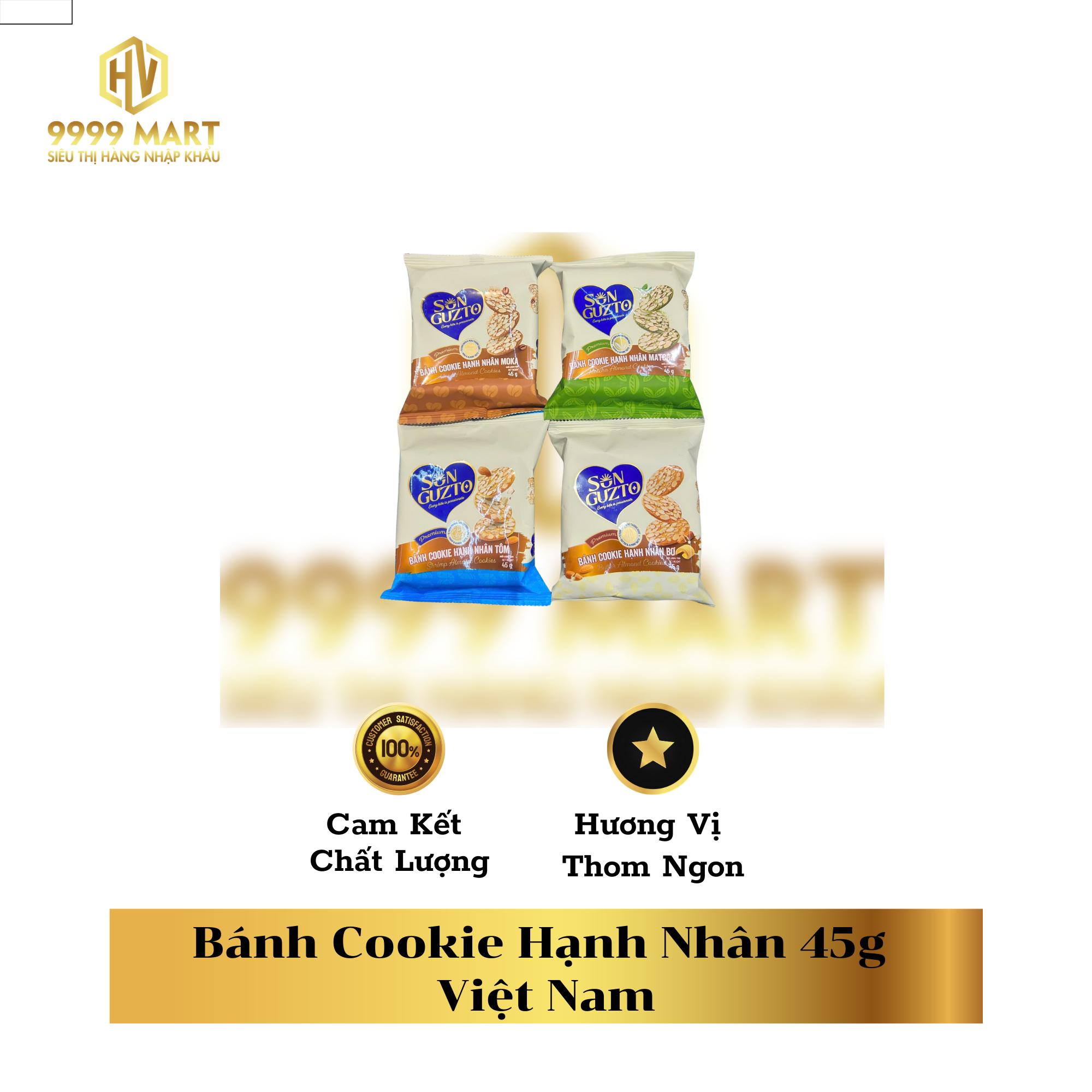  Bánh Cookie Hạnh Nhân 45g Việt Nam 