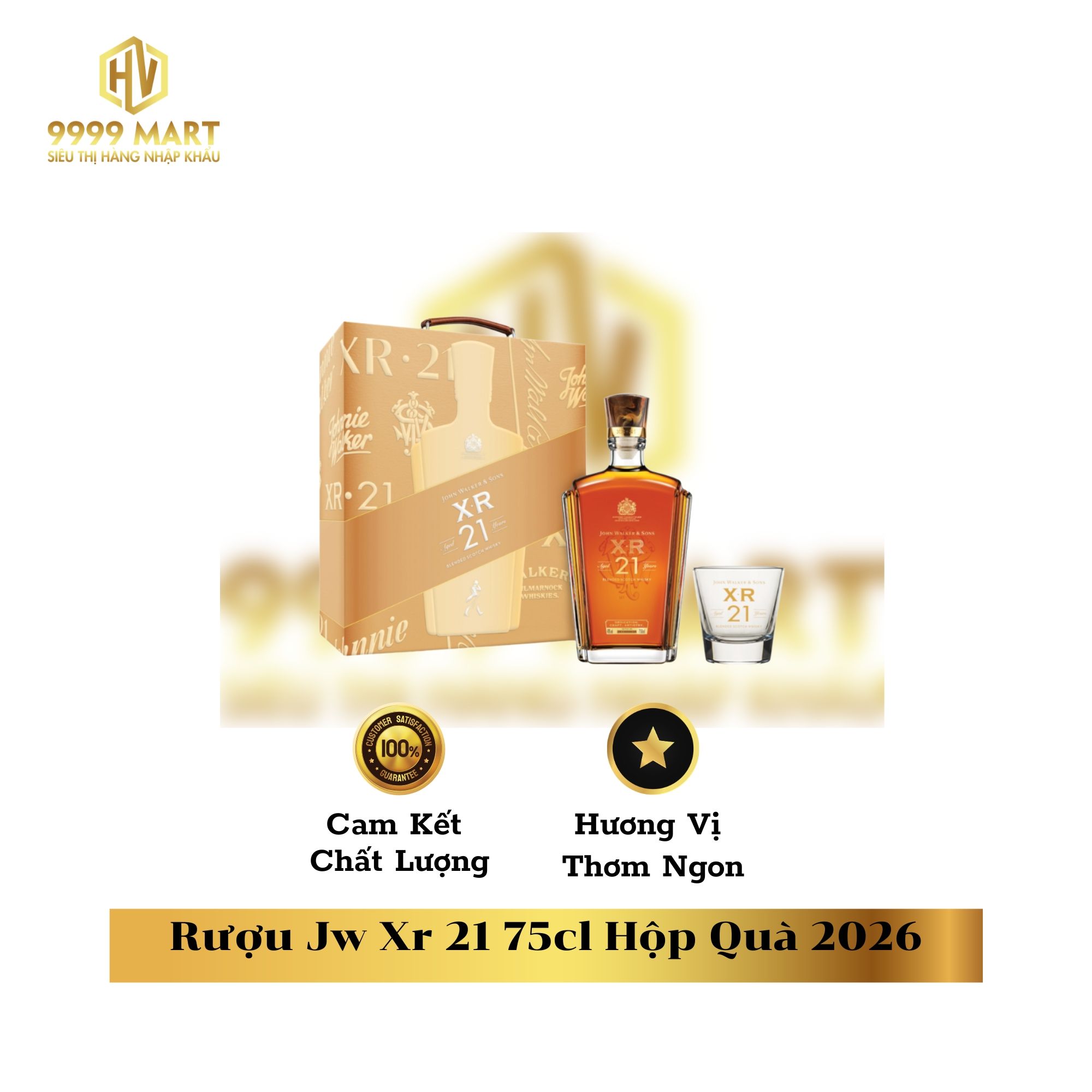  Rượu Jw XR 21 75cl Hộp Quà 2026 