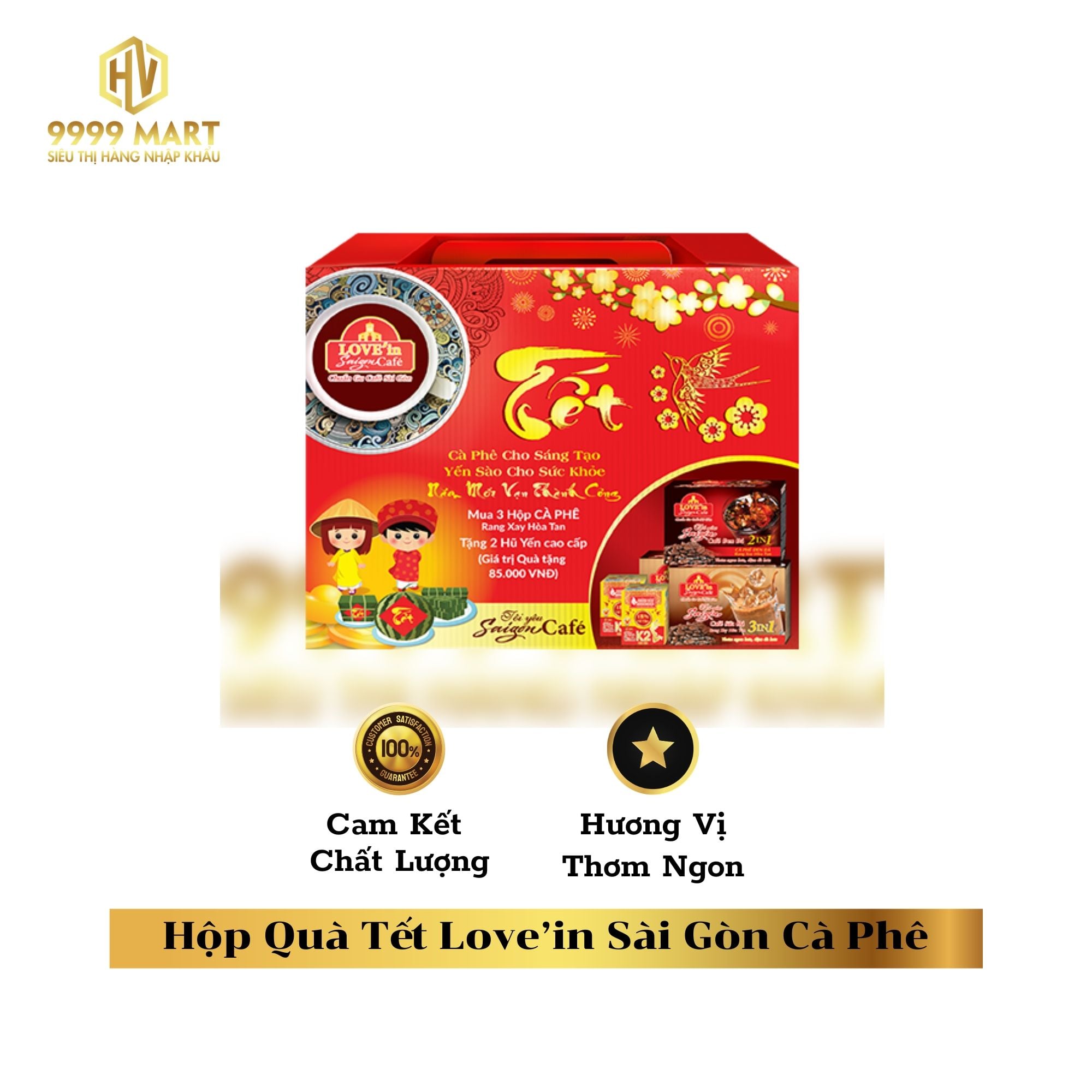  Hộp Quà Tết Love’in Sài Gòn Cà Phê 
