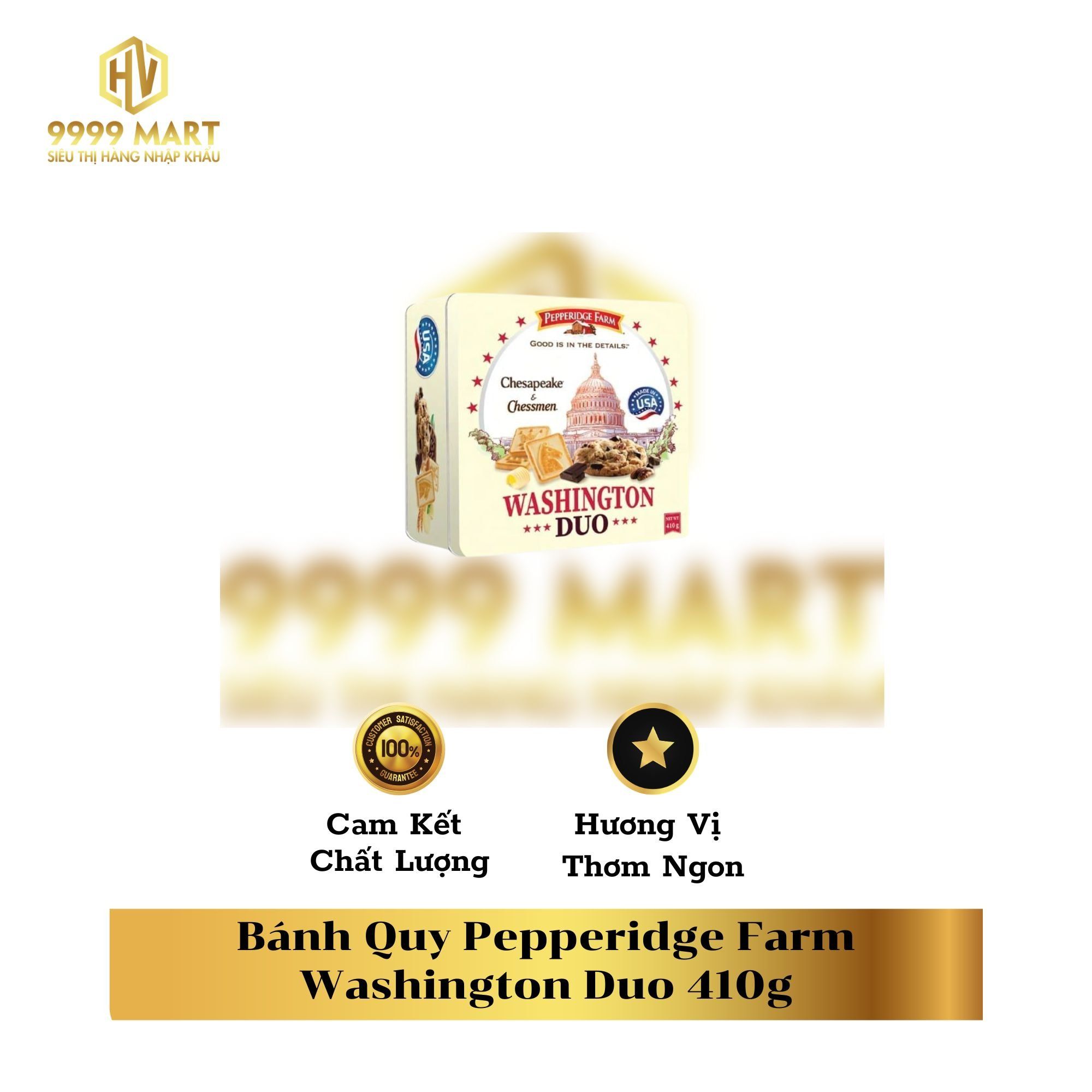  Bánh Quy Pepperidge Farm Washington Duo 410g 