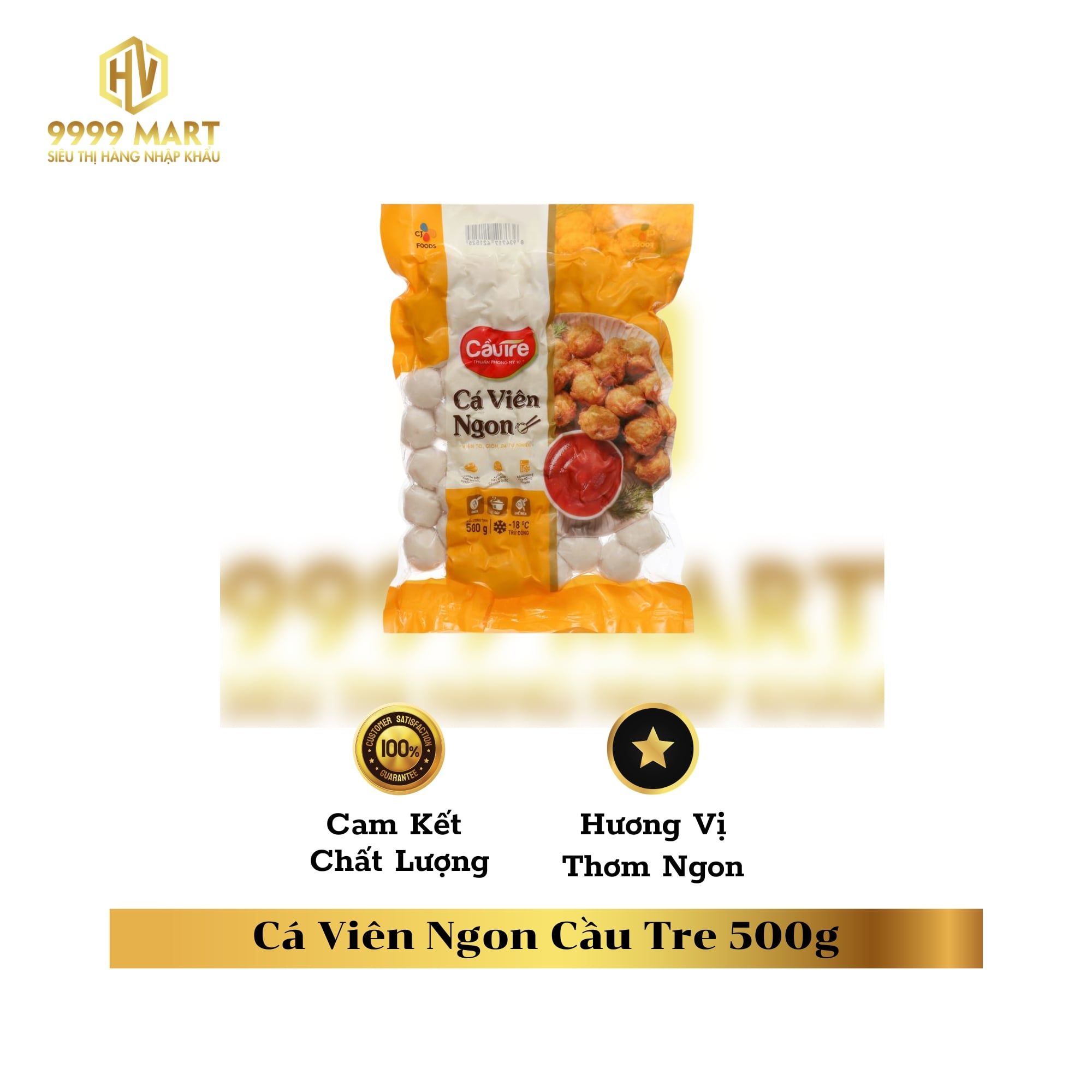  Cá Viên Ngon Cầu Tre 500g 