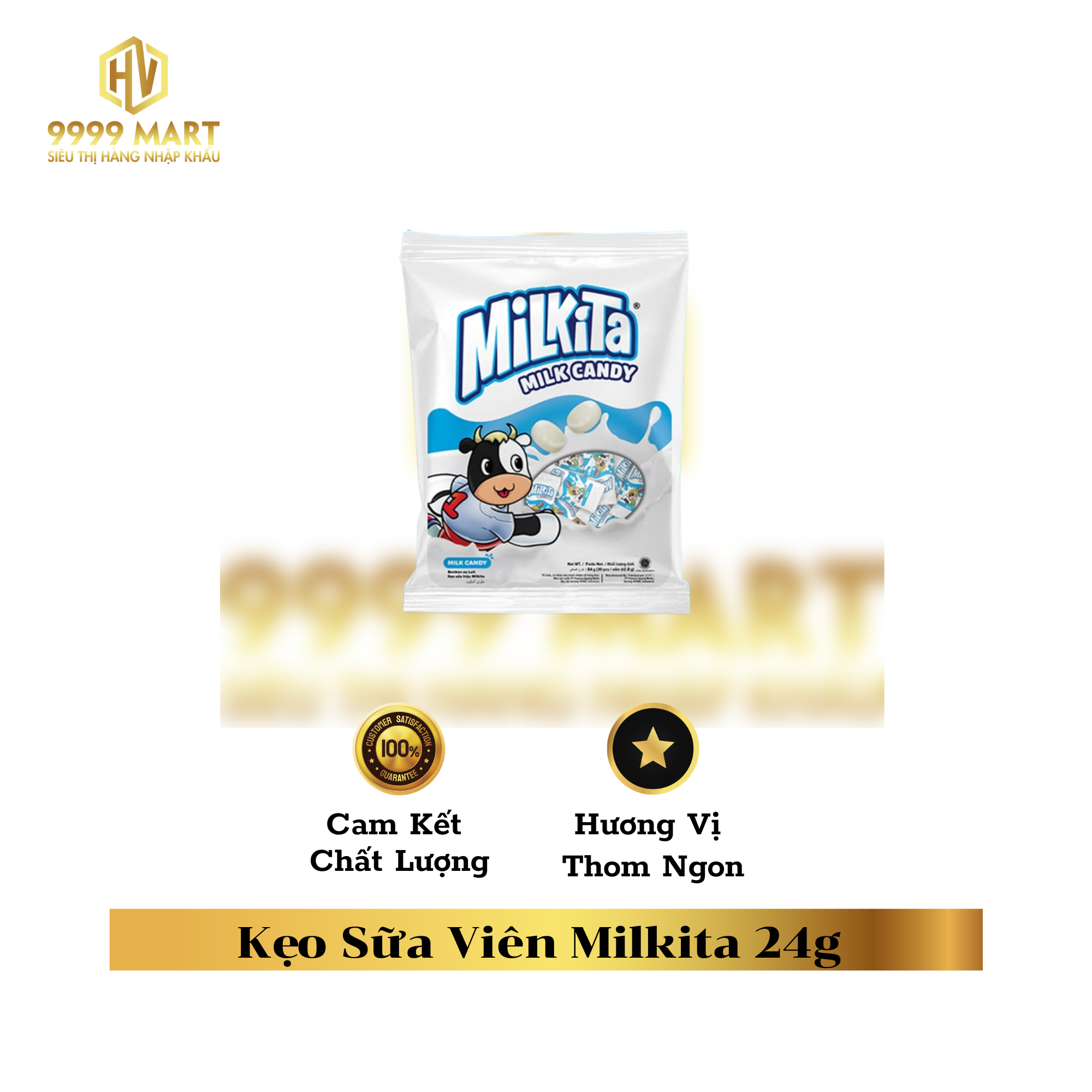  Kẹo Sữa Viên Milkita 24g 