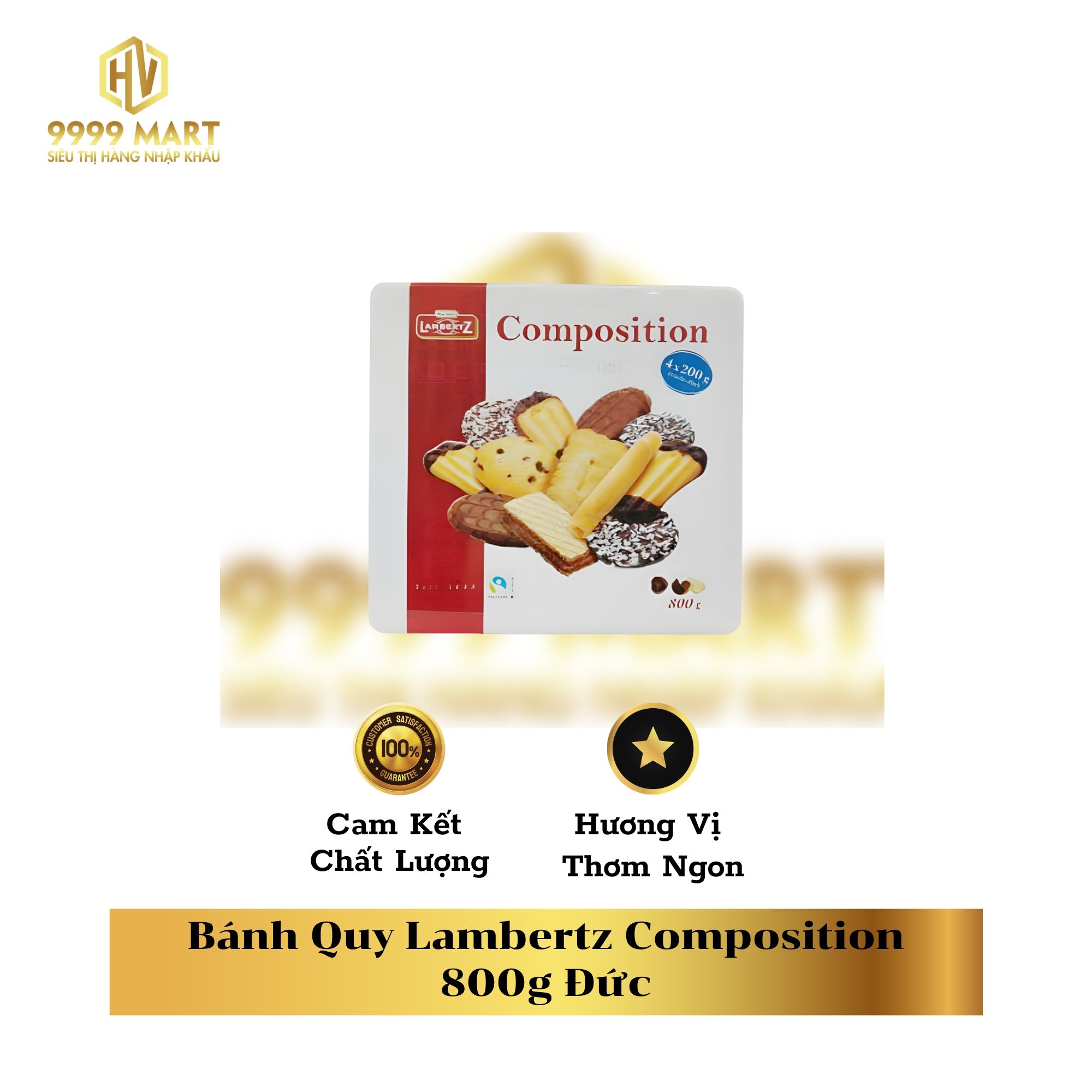  Bánh Quy Lambertz Composition 800g Đức 