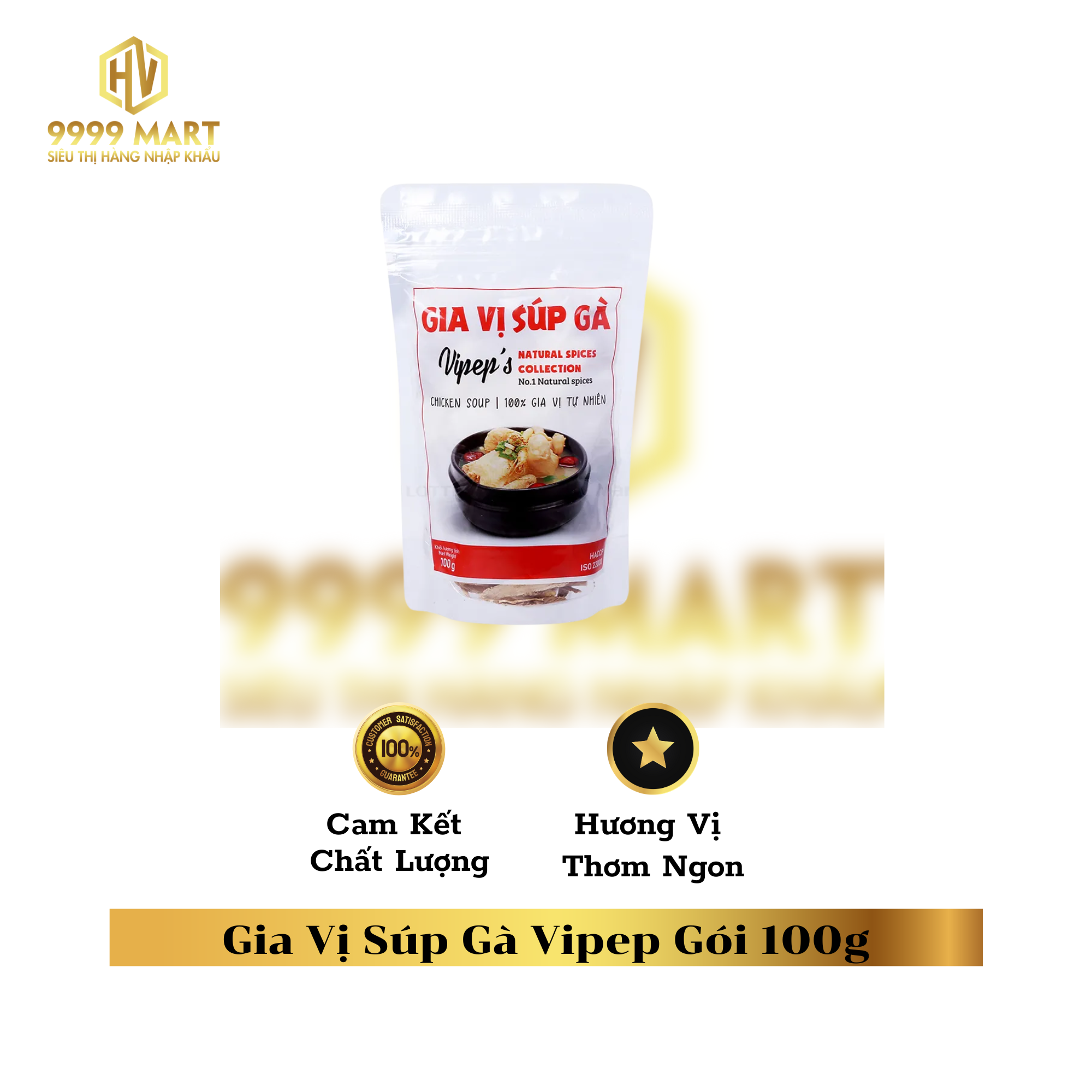  Gia Vị Súp Gà Vipep Gói 100g 