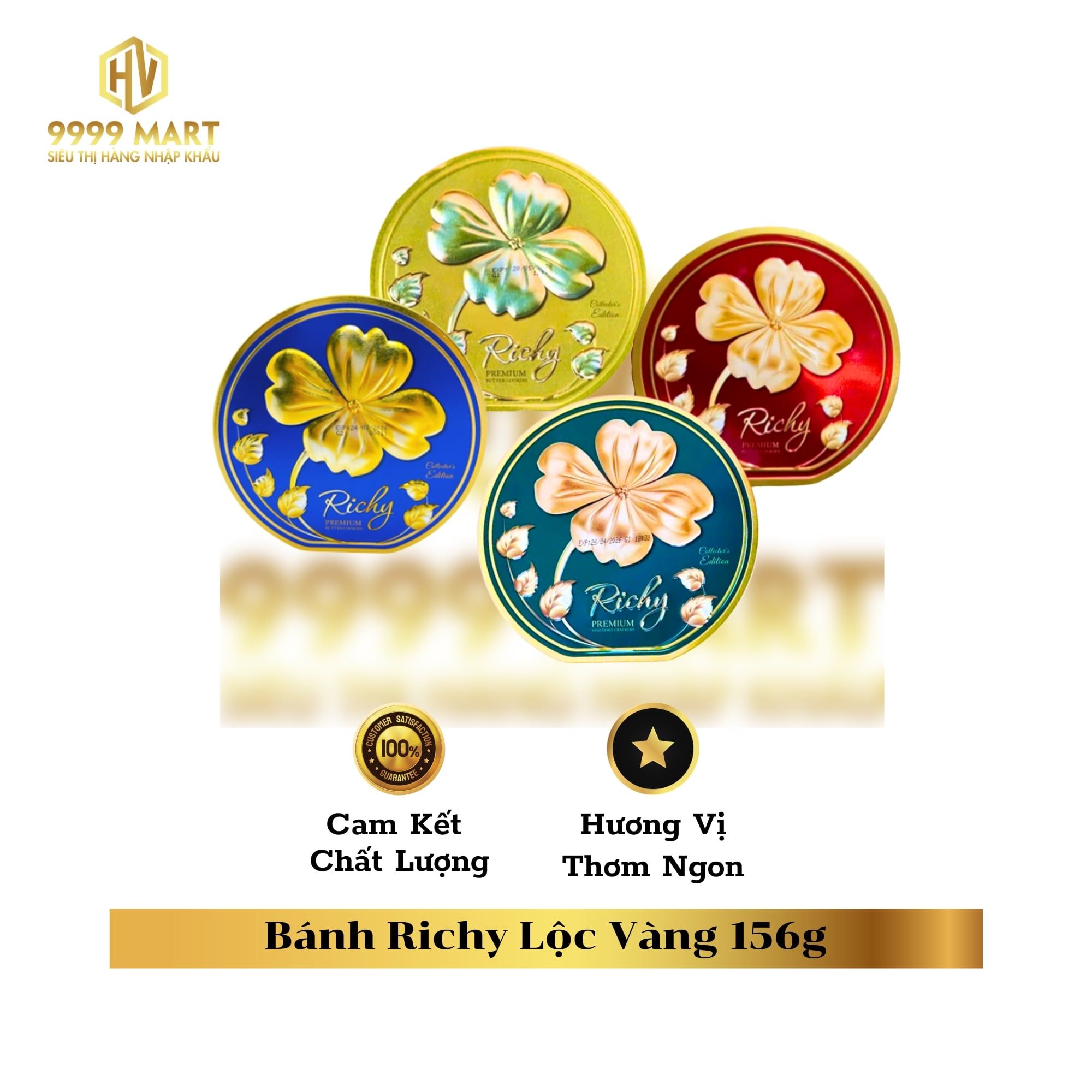  Bánh Richy Lộc Vàng 156g 