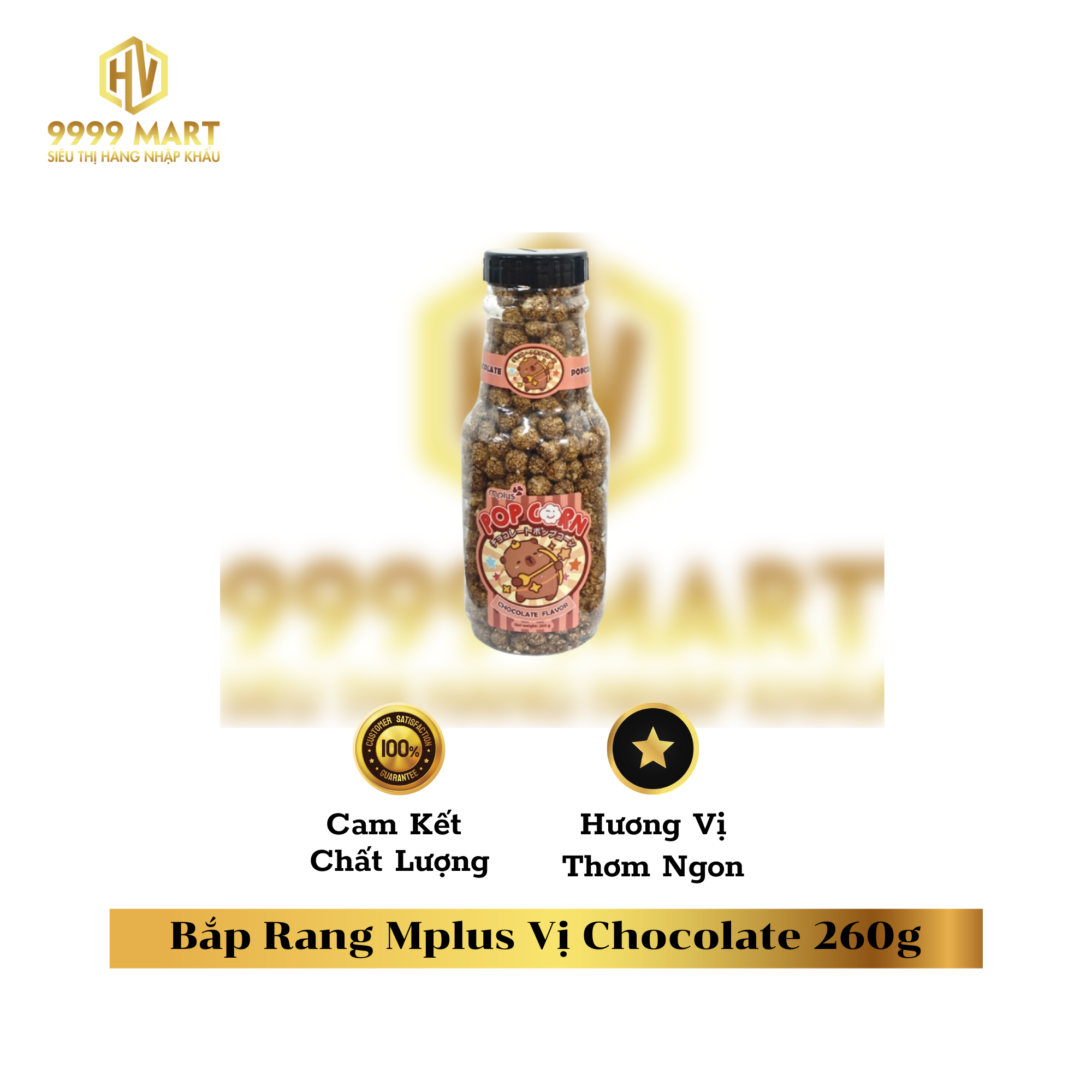  Bắp Rang Mplus Vị Chocolate 260g 