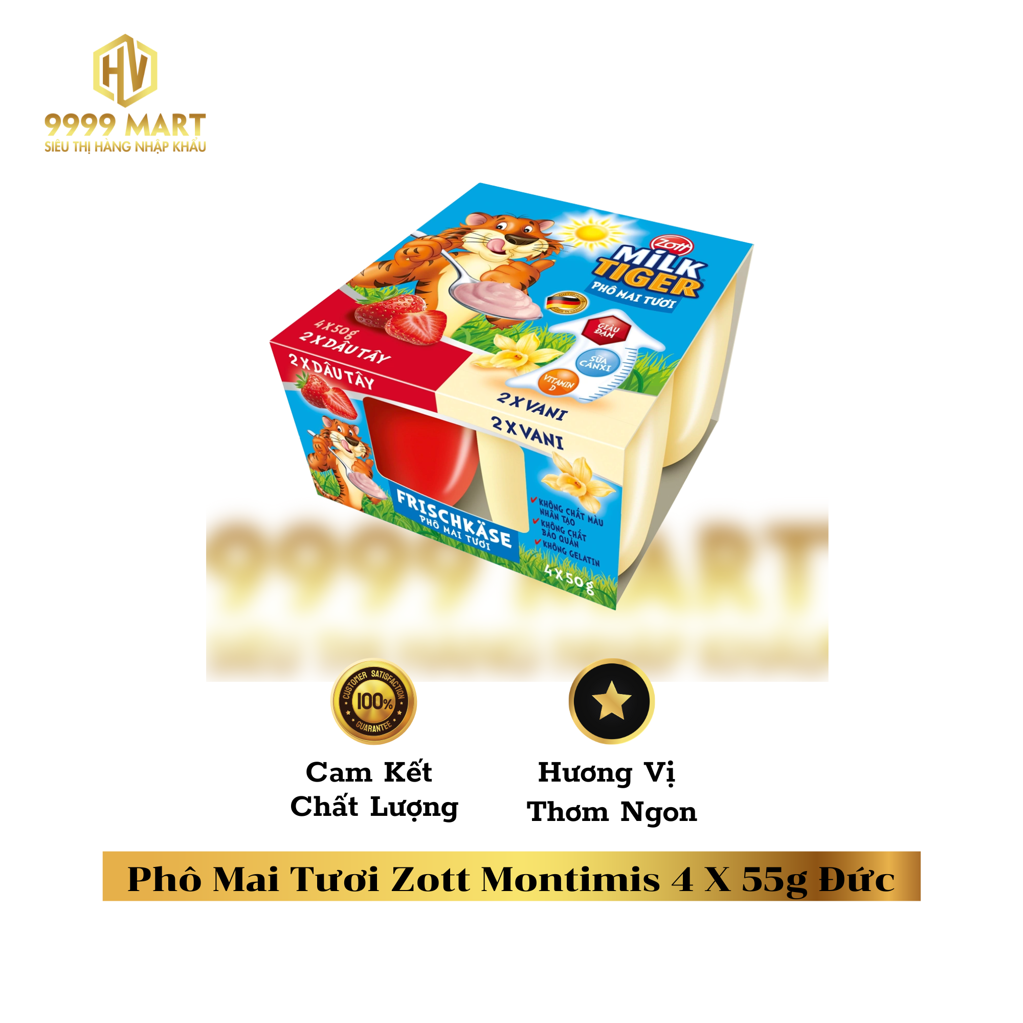  Phô Mai Tươi Zott Montimis 4 X 55g Đức 