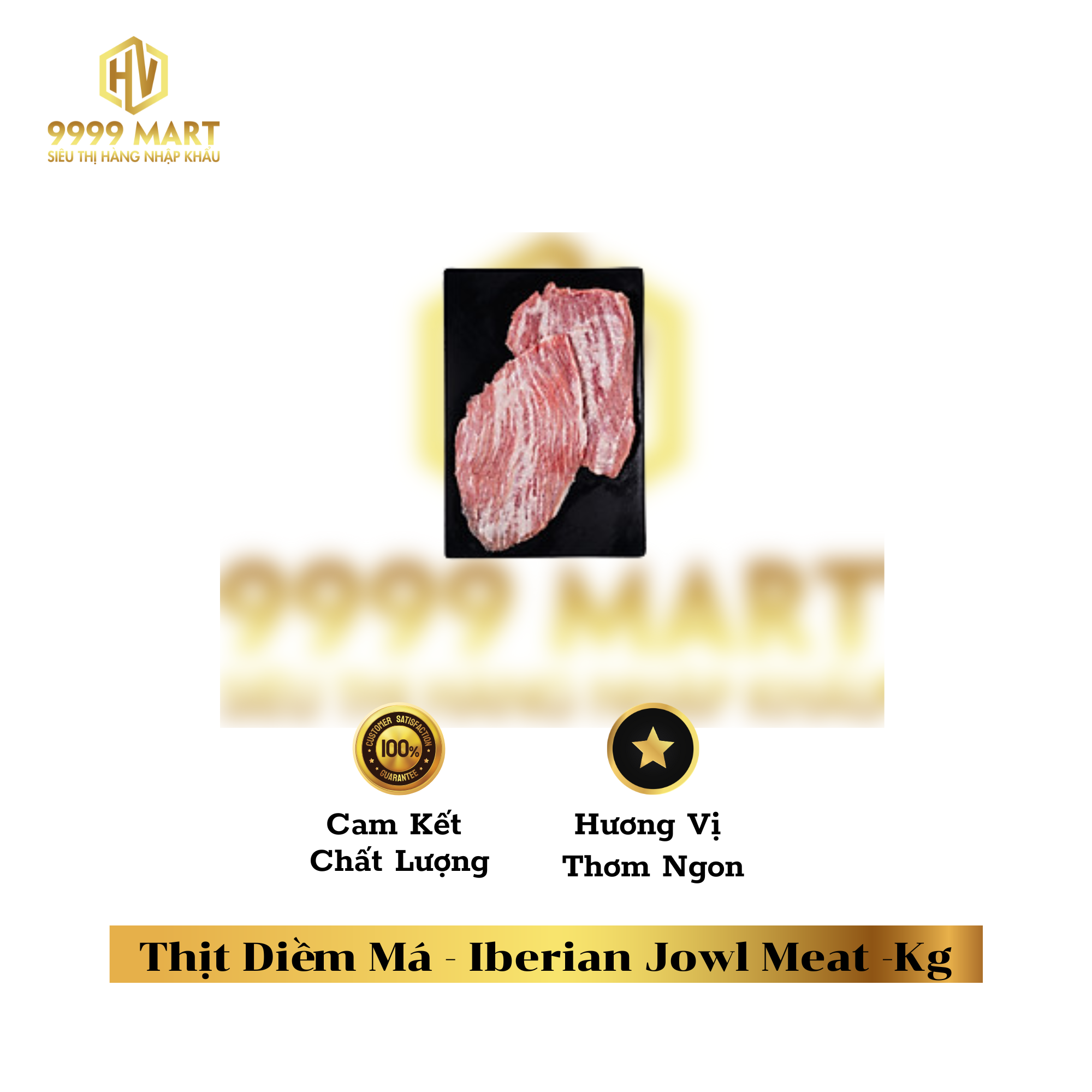  Thịt Diềm Má - Iberian Jowl Meat Kg 