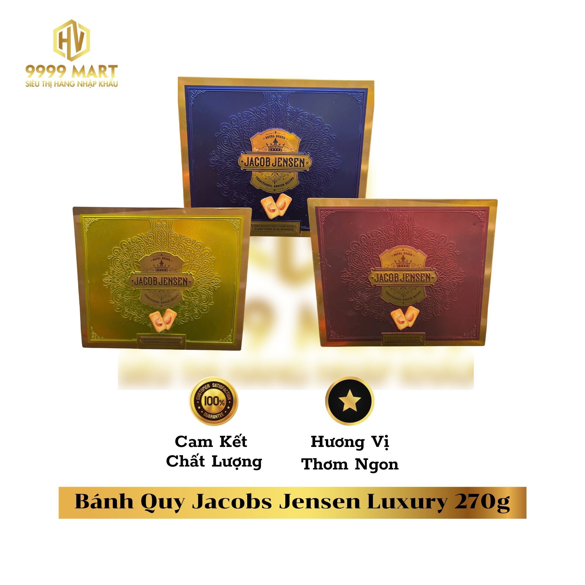  Bánh Quy Jacobs Jensen Luxury 270g 