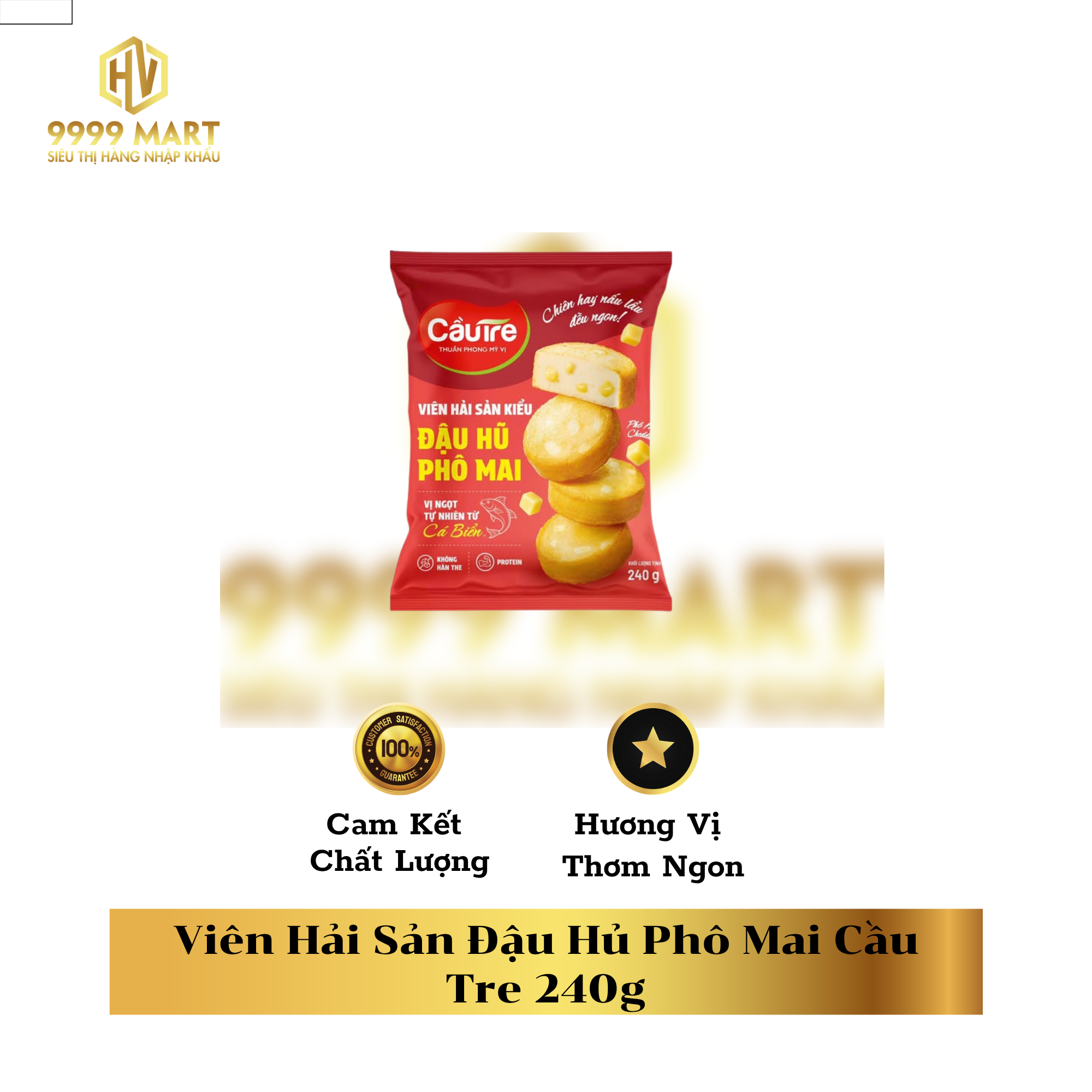  Viên Hải Sản Đậu Hủ Phô Mai Cầu Tre 240g 