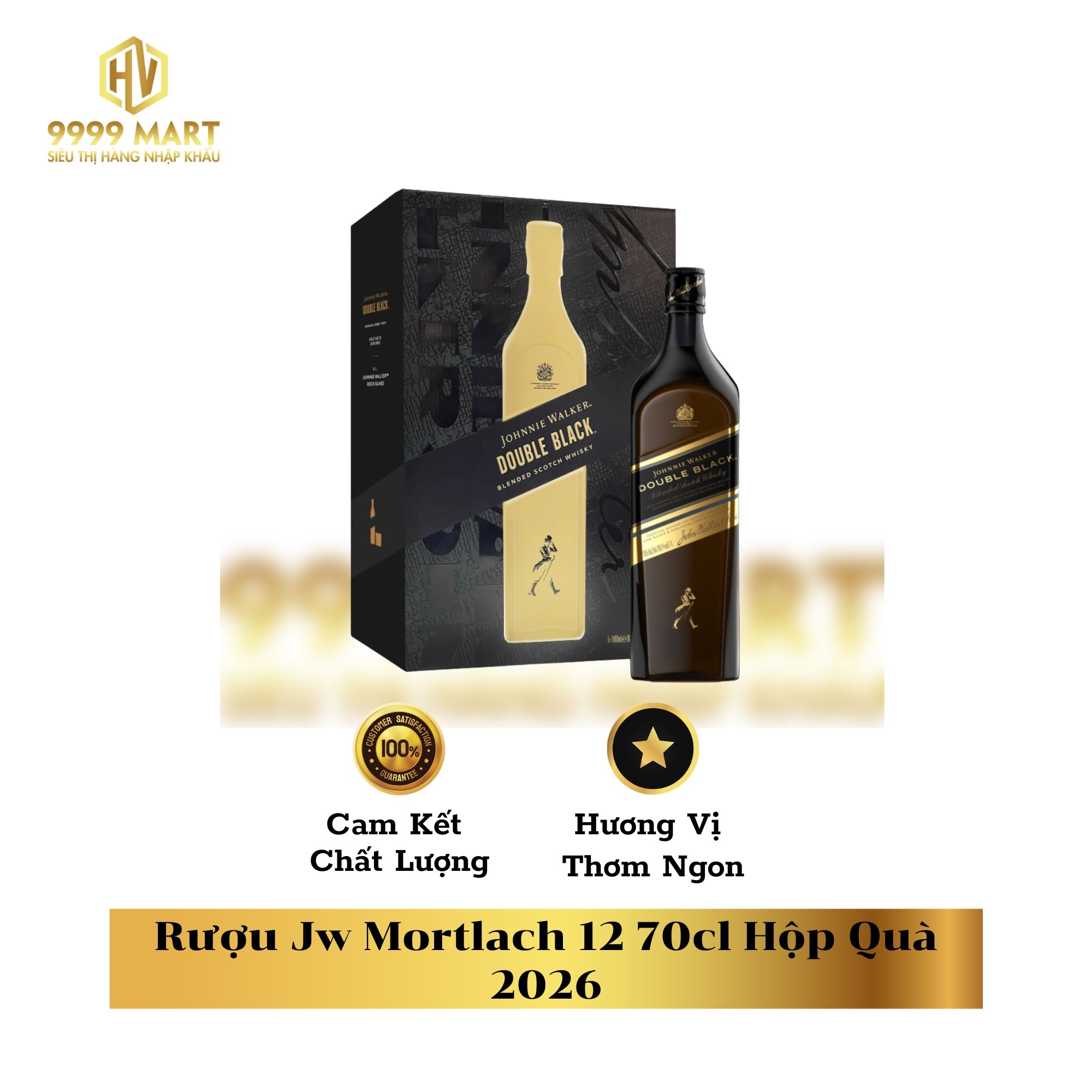  Rượu Jw Double Black 1000cl Hộp Quà 2026 
