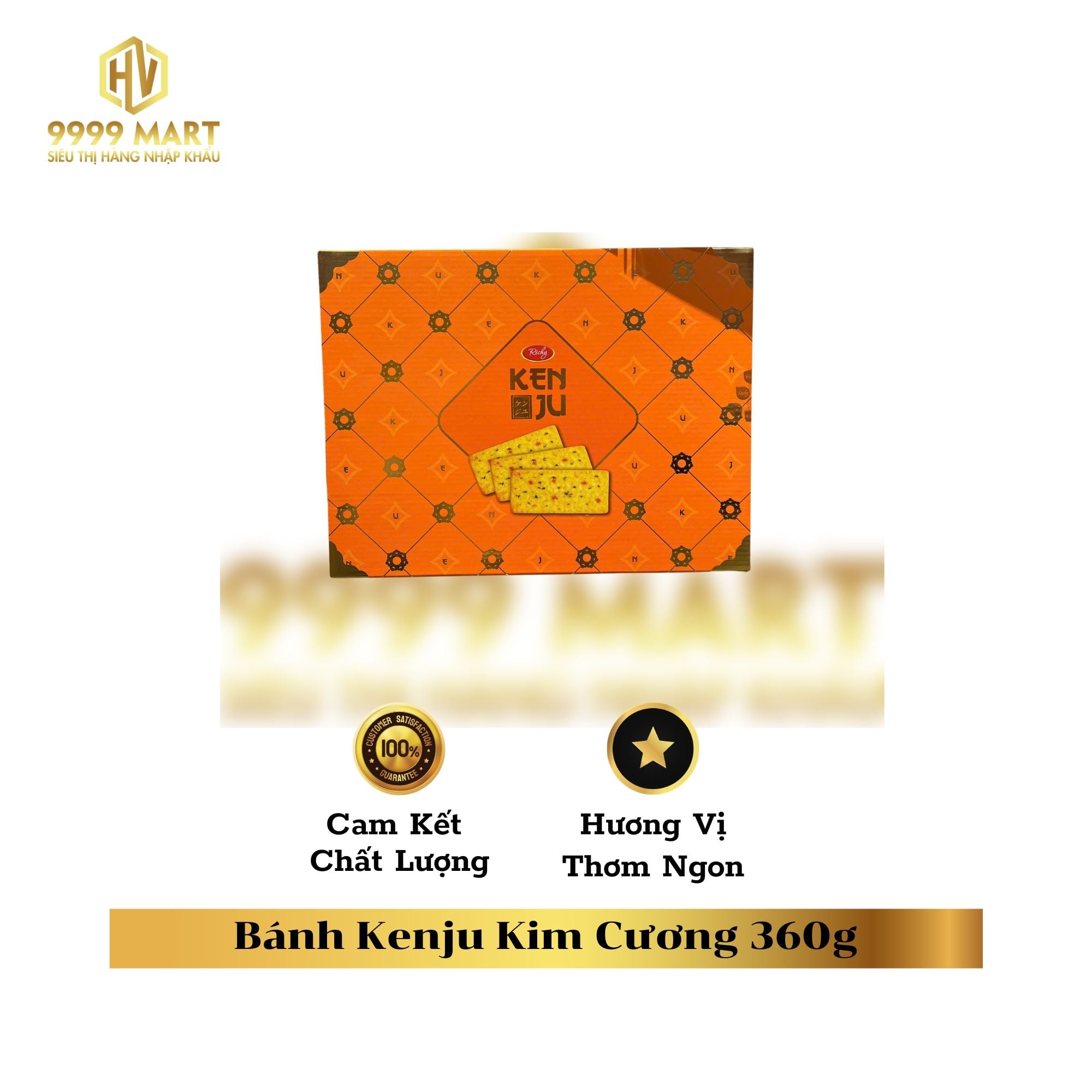  Bánh Kenju Kim Cương 360g 