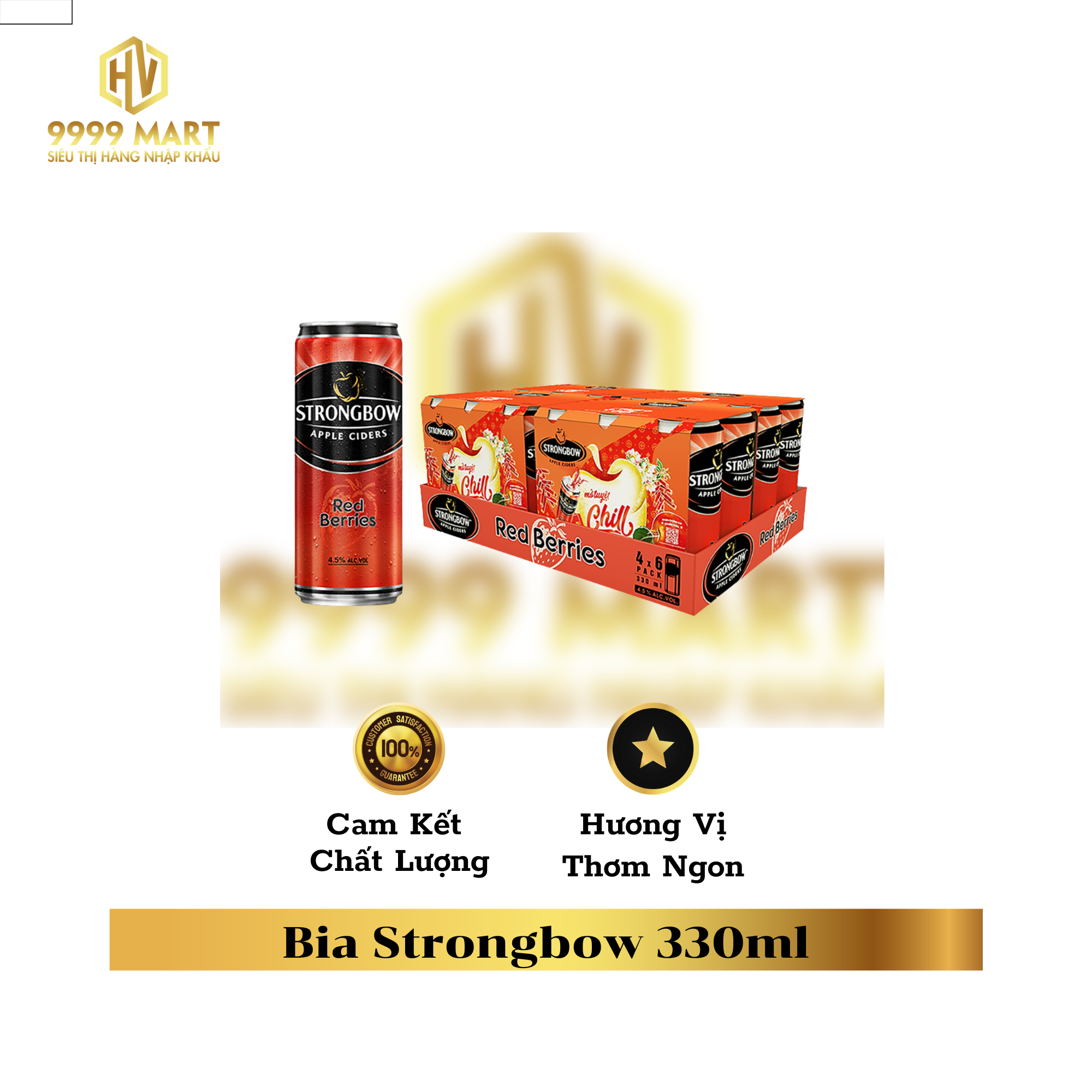  Bia Strongbow 330ml 