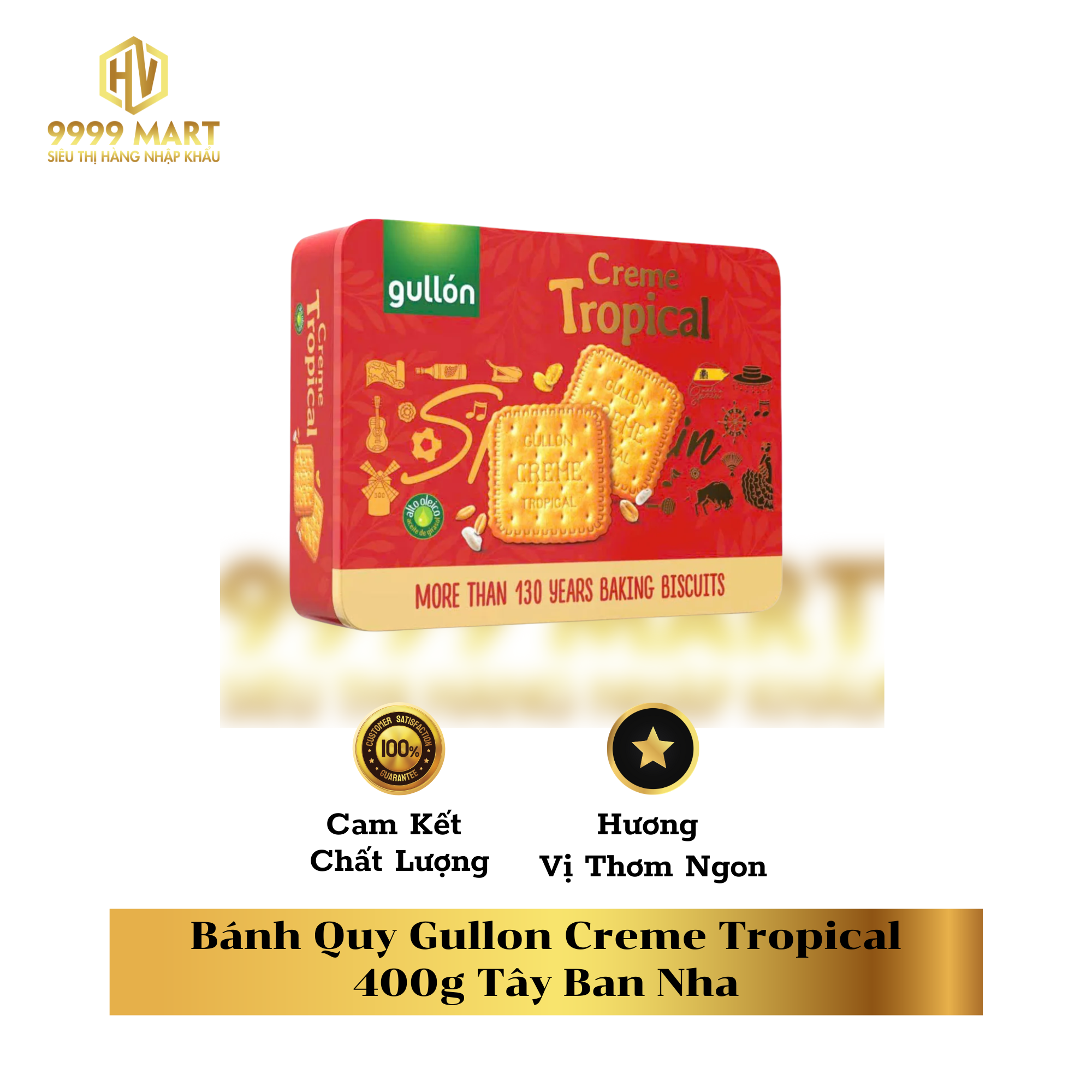  Bánh Quy Gullon Creme Tropical 400g Tây Ban Nha 
