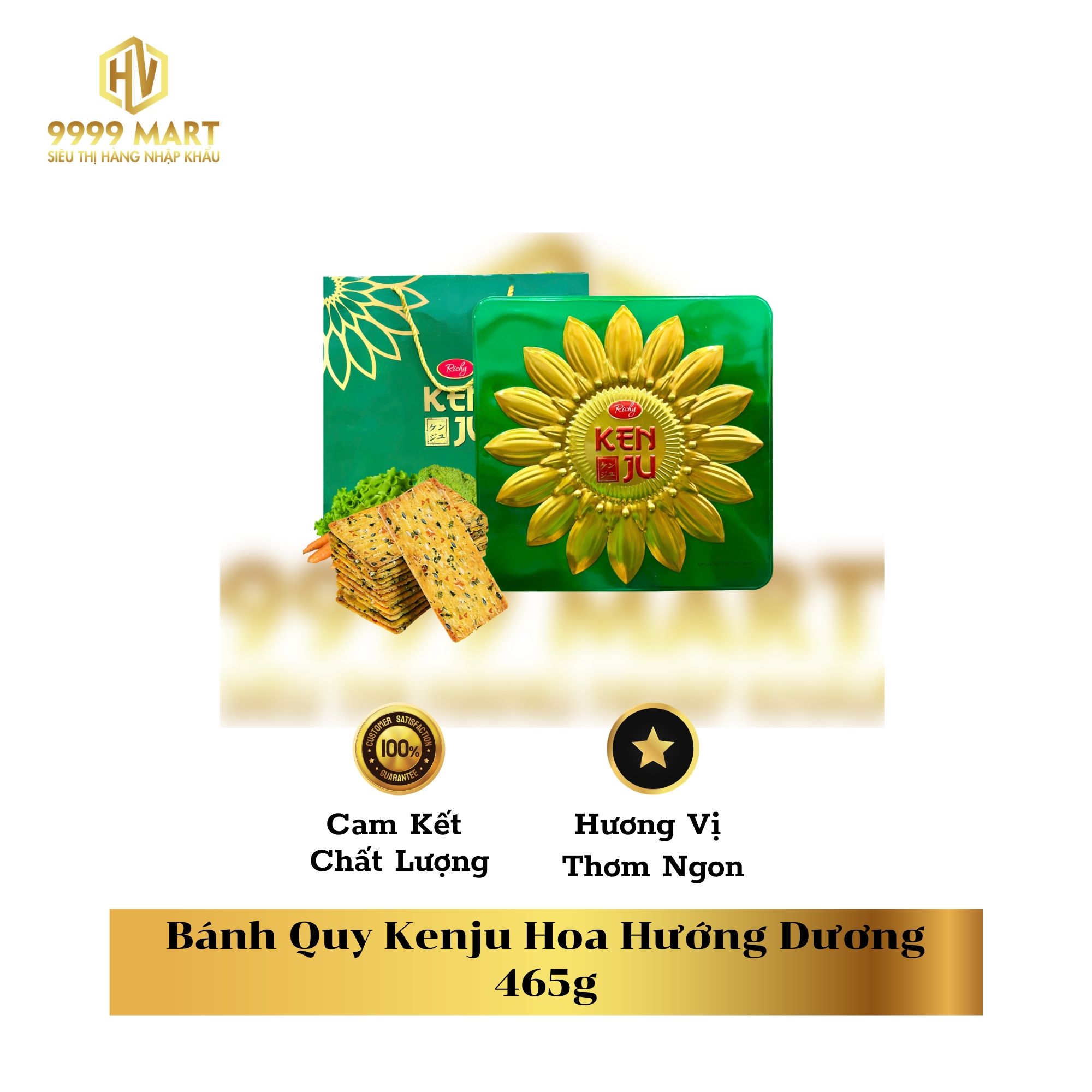  Bánh Quy Kenju Hoa Hướng Dương 465g 