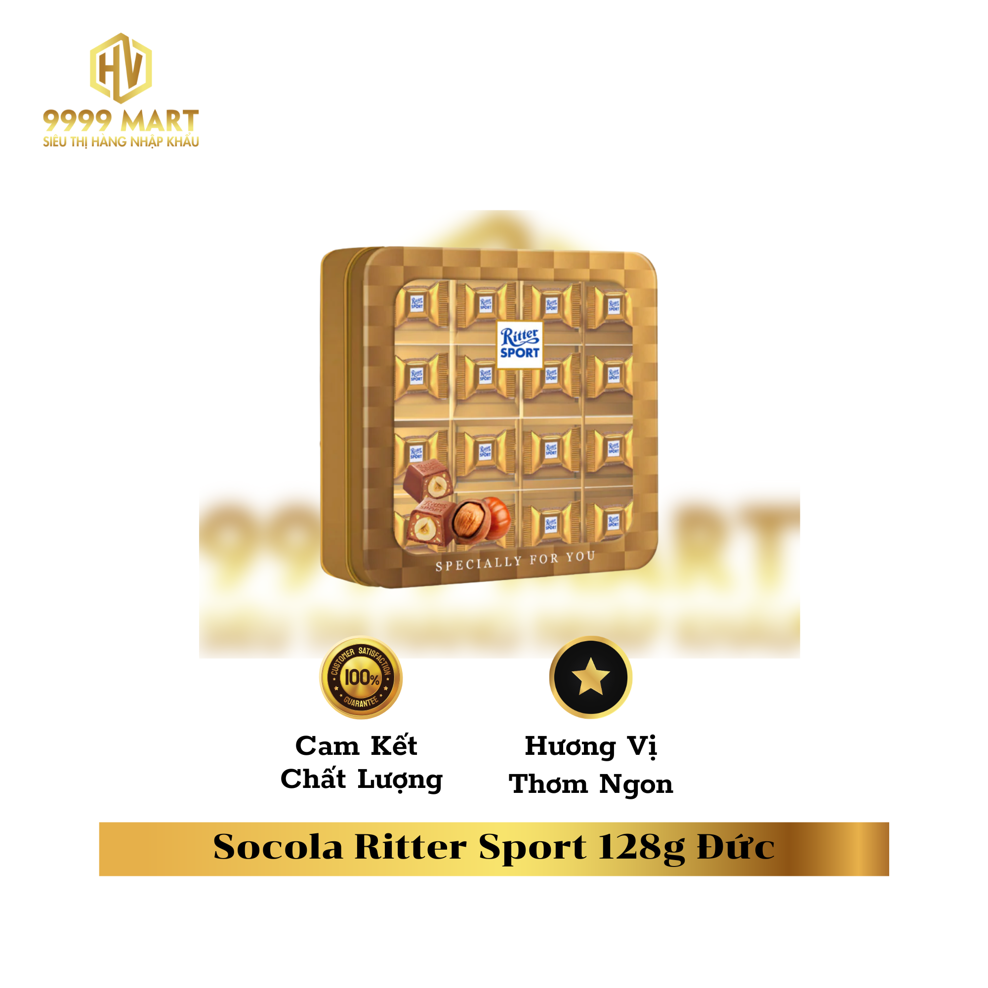  Socola Ritter Sport 128g Đức 