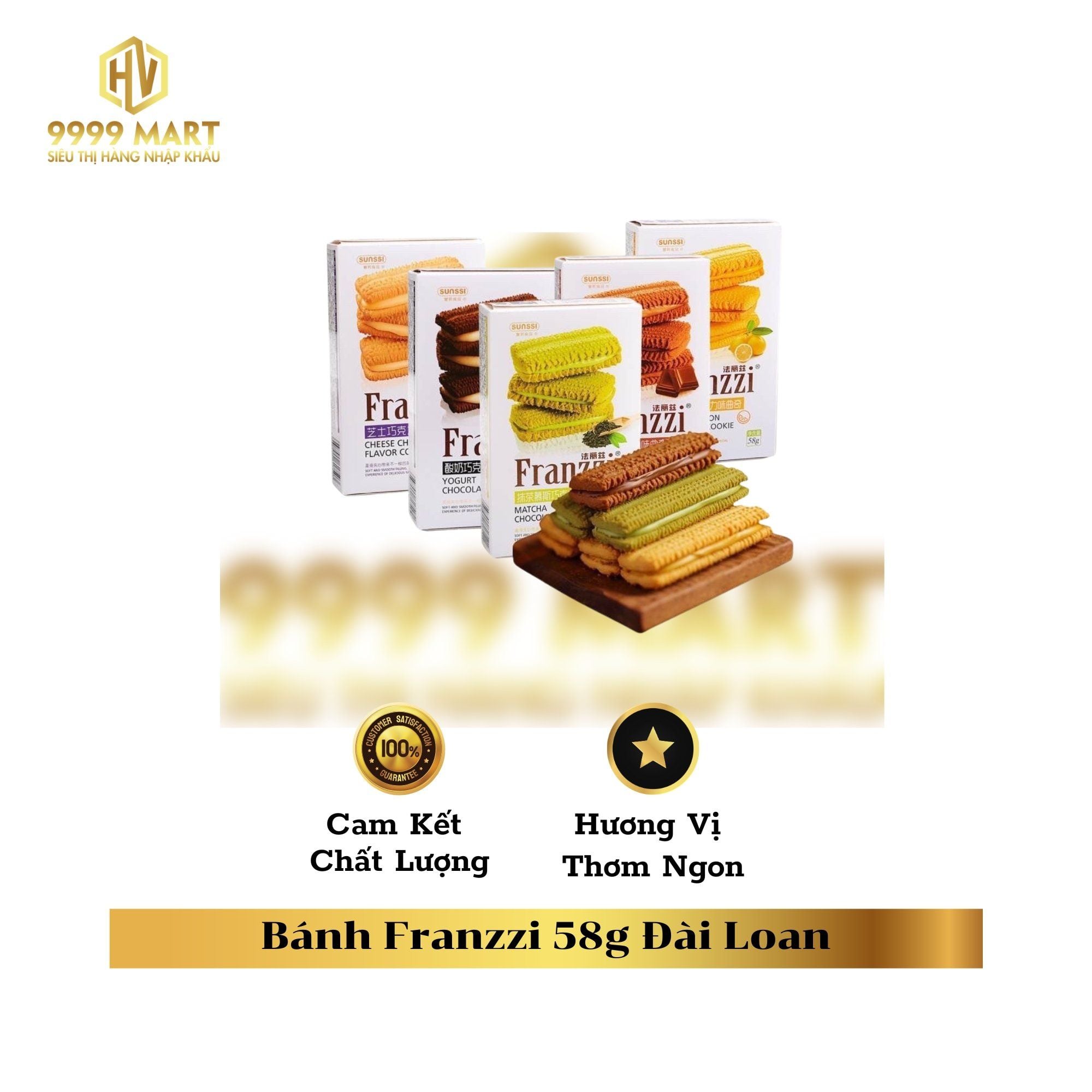  Bánh Franzzi 58g Đài Loan 