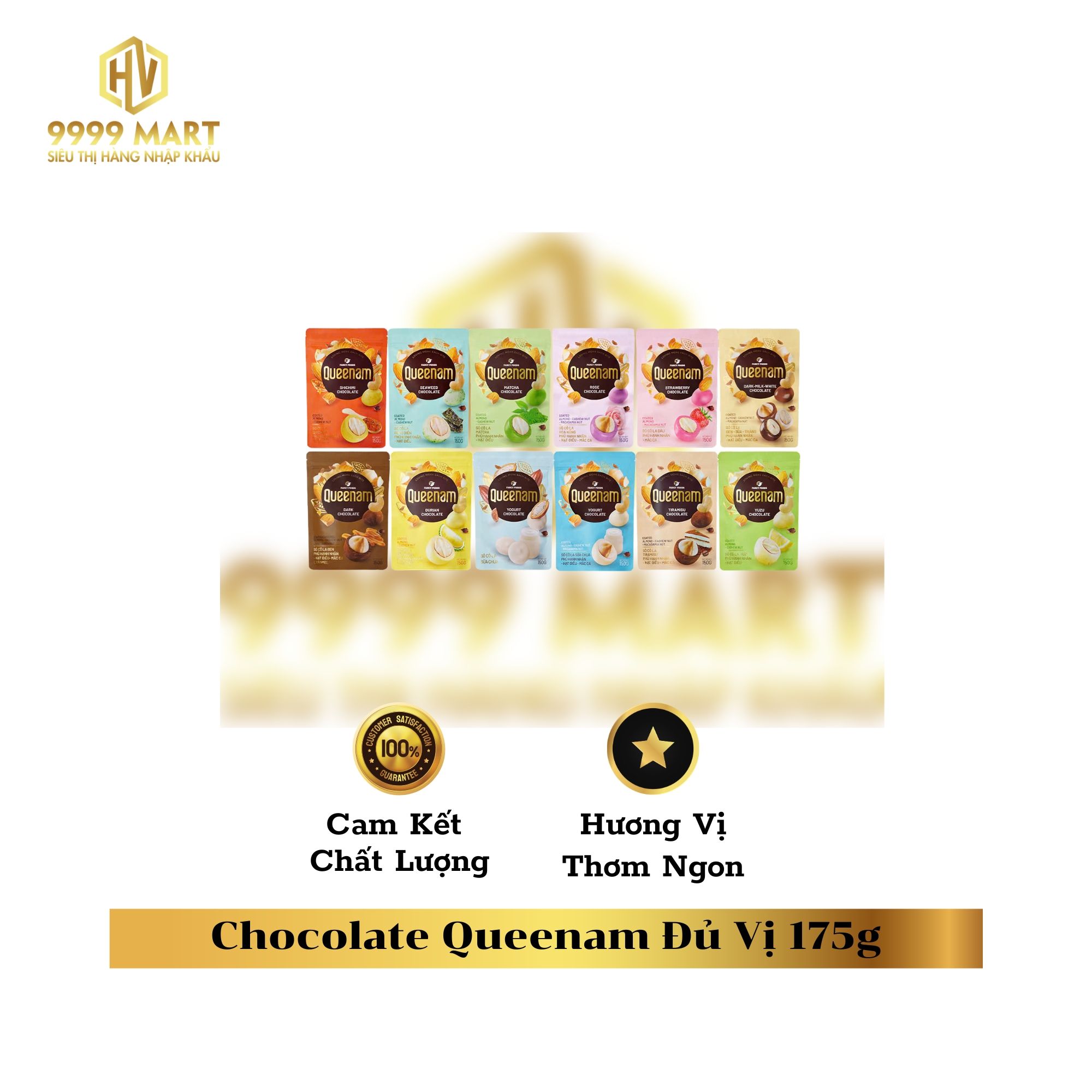  Chocolate Queenam Đủ Vị 175g 